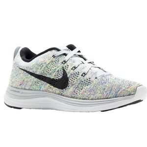 Nike‎ Flyknit Lunar 1+ Reflective Lunarlon Wolf Gray Womens 8